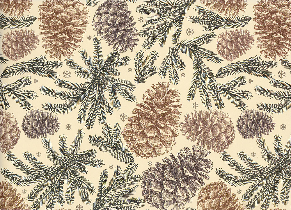 Pineta-Weihnachtspapier-Geschenkpapier