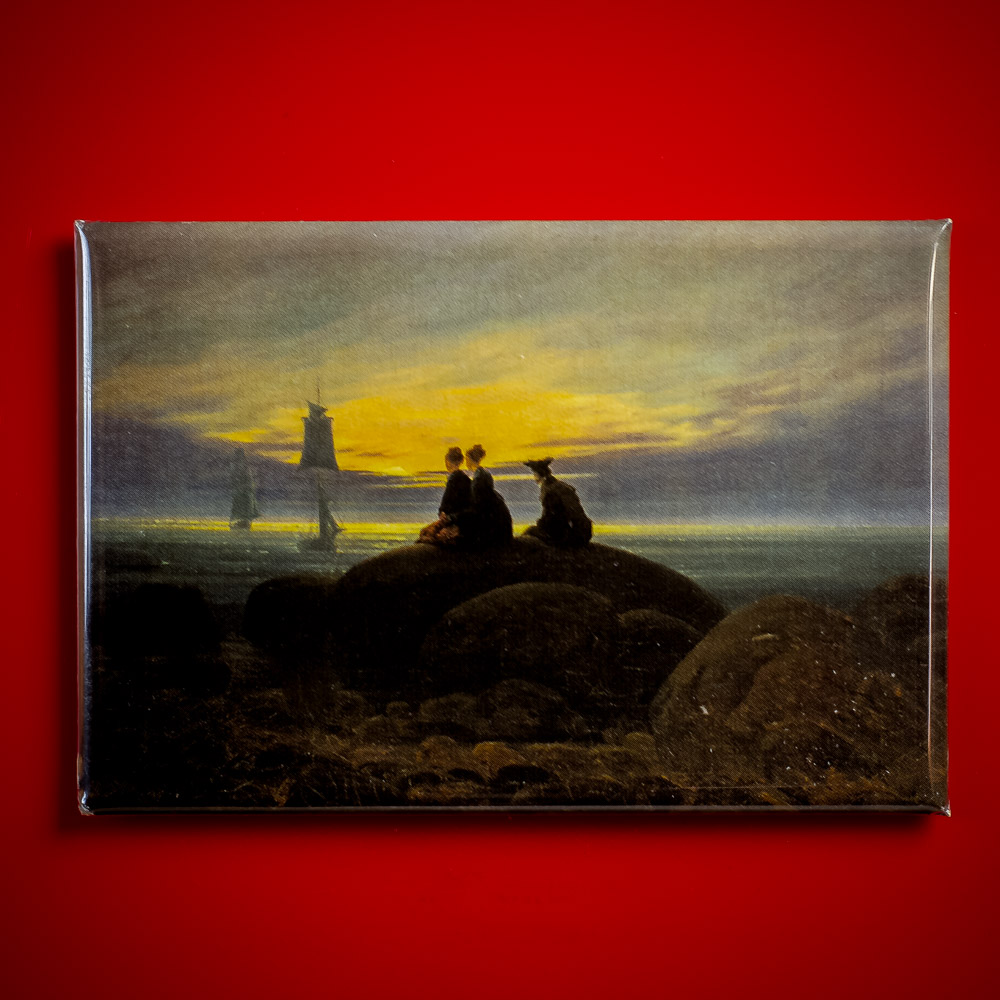 Friedrich, C.D. - Mondaufgang am Meer - Magnet