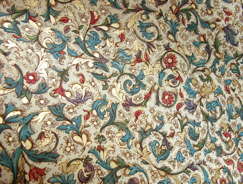 Medicea-Geschenkpapier-mit-Goldfarbendruck-2 Medicea - Geschenkpapier mit goldfarbenem Druck