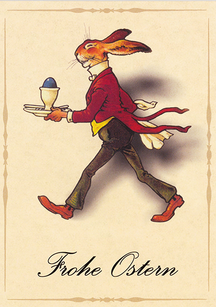Frohe Ostern - Postkarte