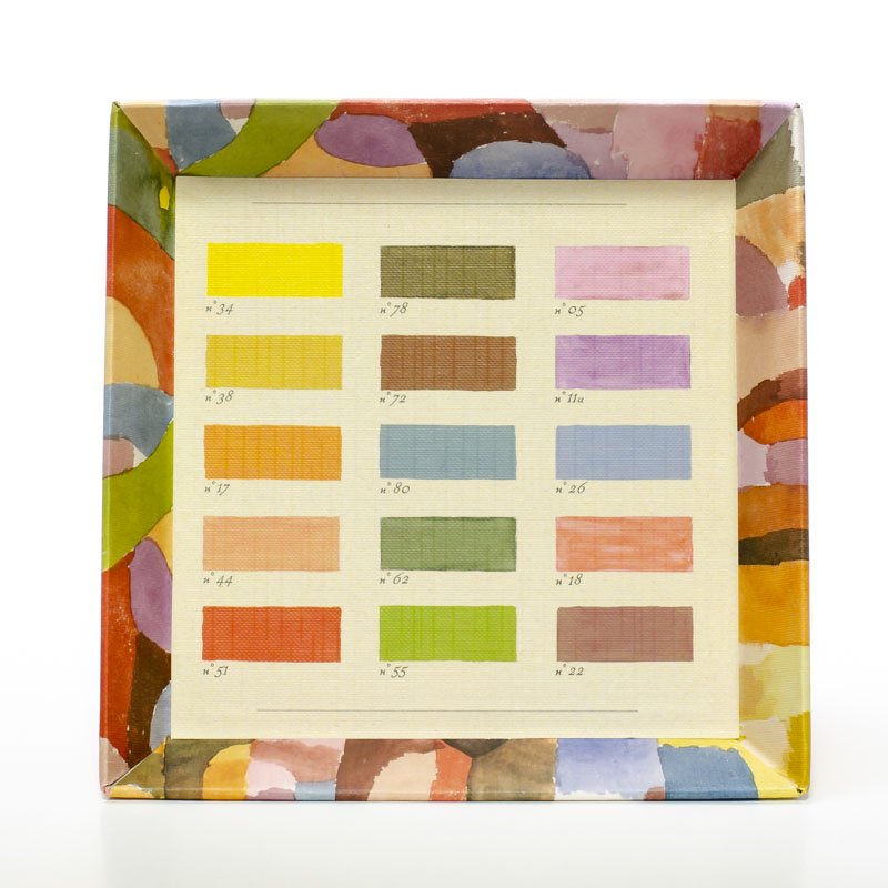 Une-palette-de-Paul-Klee-Schale-18-cm-x-18-cm Une palette de Paul Klee - Schale 18 cm x 18 cm