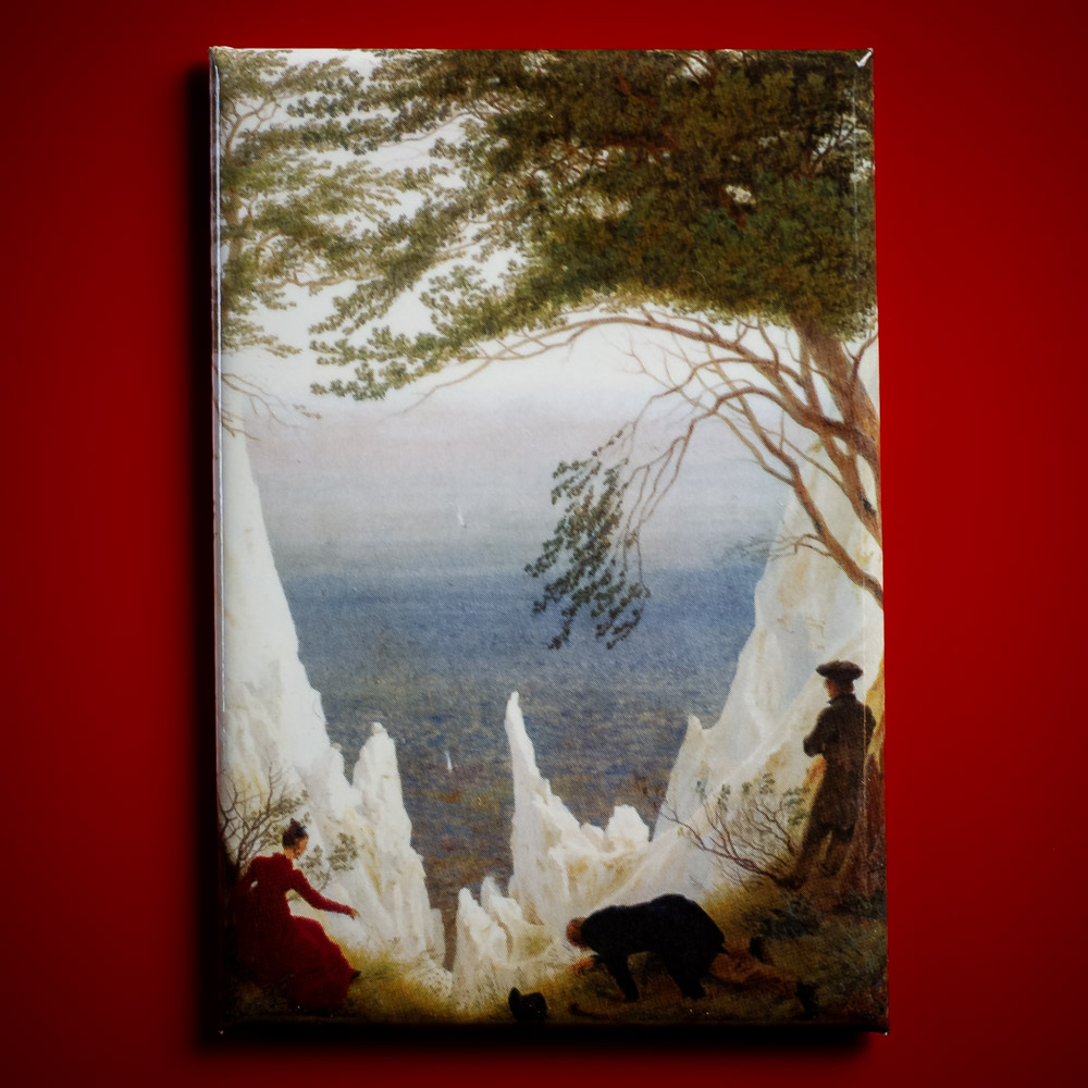 Friedrich-C-D-Kreidefelsen-auf-Ruegen-Magnet