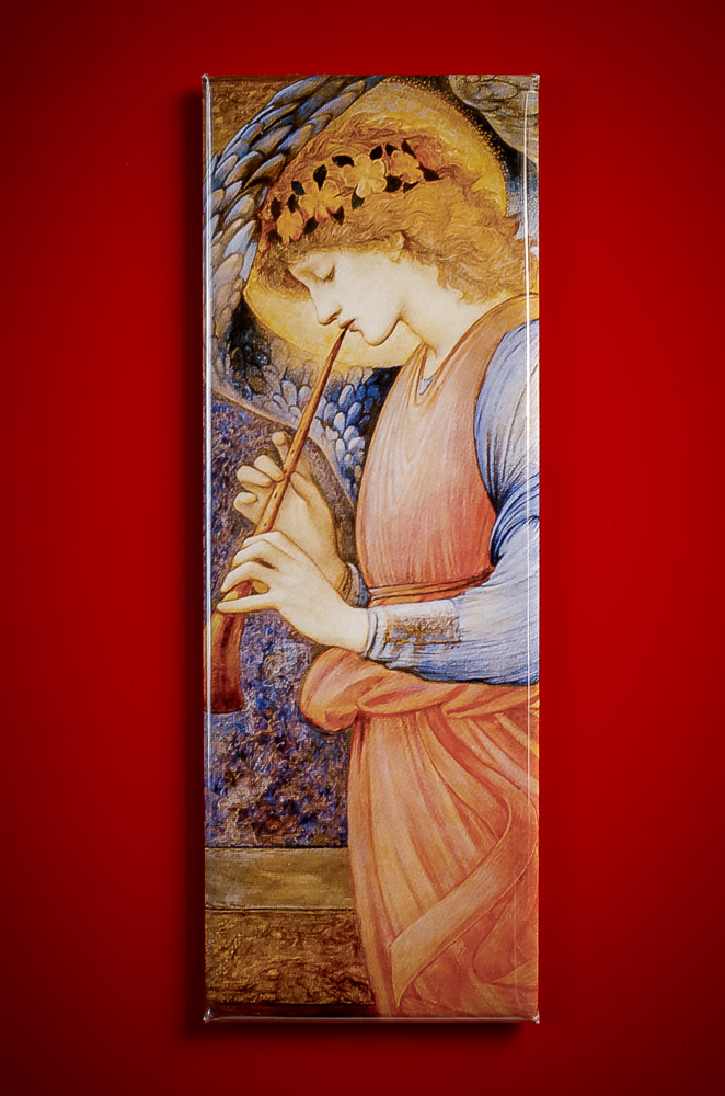 Burne Jones - Flageolett spielender Engel - Magnet