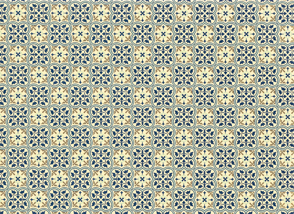 Quadrilobo-Geschenkpapier-mit-Goldfarbendruck Quadrilobo - Geschenkpapier mit goldfarbenem Druck