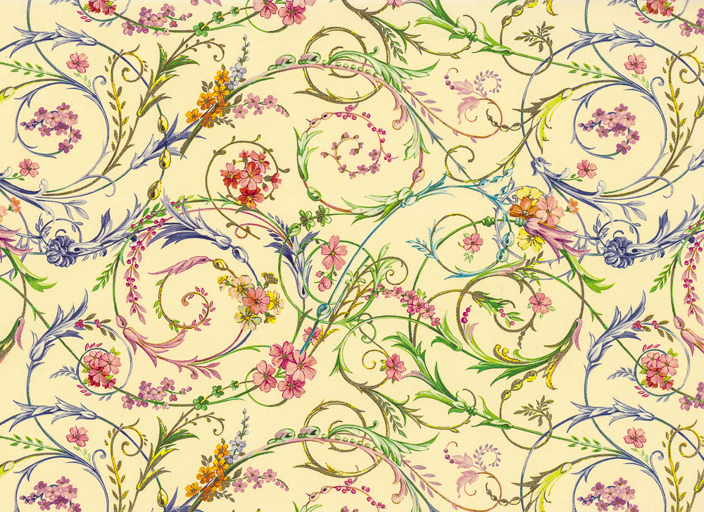 Settecento-Geschenkpapier-mit-Goldfarbendruck Settecento - Geschenkpapier mit goldfarbenem Druck