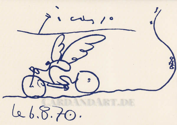 Picasso Pablo: Cyclist - Doppelkarte