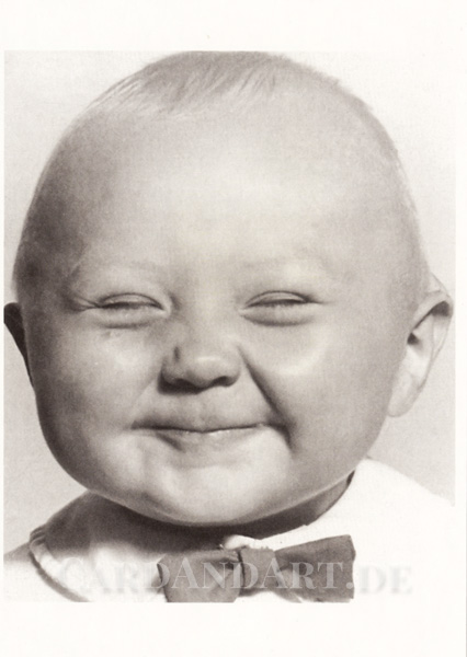 Babygrinsen-PostkarteA2trNUEzZXclX Babygrinsen - Postkarte