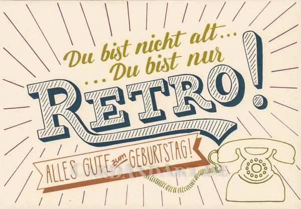 Du-bist-nicht-alt-Klappkarte-mit-Kuvert Du bist nicht alt... Klappkarte mit Kuvert